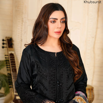 3 Piece Ready To Wear | 3307-KH-ORNT