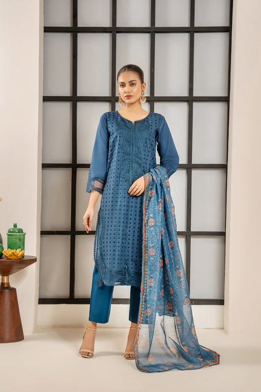 3 Pieces Ready To Wear | 3829-KH-CT