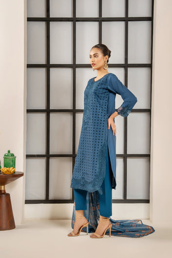 3 Pieces Ready To Wear | 3829-KH-CT