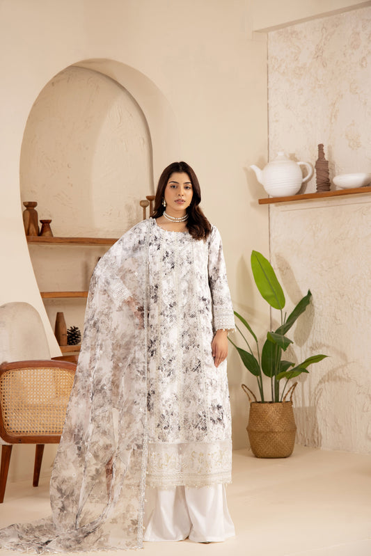 3 Piece Ready To Wear | 3884-KH-G-S