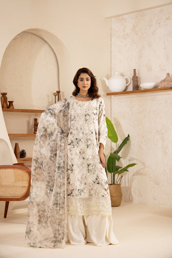 3 Piece Ready To Wear | 3884-KH-G-S