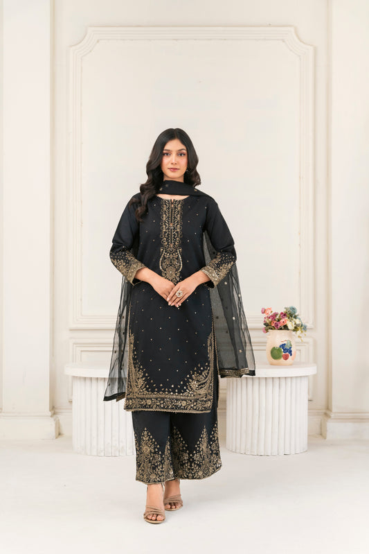 3 Piece Ready To Wear | 4089-KH-SKTN